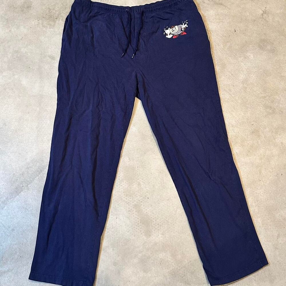 Vintage 1999 Warner Brothers Looney Tunes Tasmanian Devil Sweatpants Size XXL